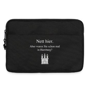 Sympa ici. Mais êtes-vous déjà allé à Hambourg ? W - Sacoche pour ordinateur portable 13 pouces - noir - Devant