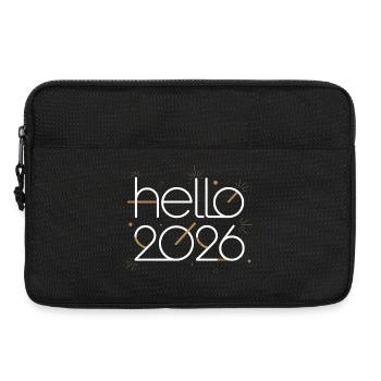 Bonjour Silhouette Néon 2026 - Sacoche pour ordinateur portable 13 pouces - noir - Devant