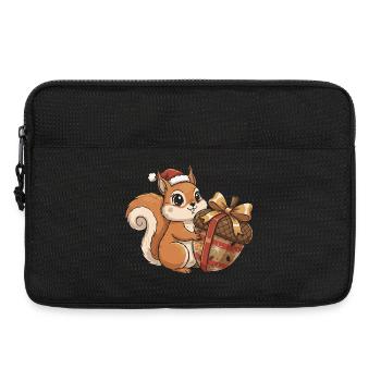 Cadeau d’écureuil Winter Joy - Sacoche pour ordinateur portable 13 pouces - noir - Devant