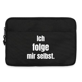Je me suis : Leadership personnel - Sacoche pour ordinateur portable 13 pouces - noir - Devant