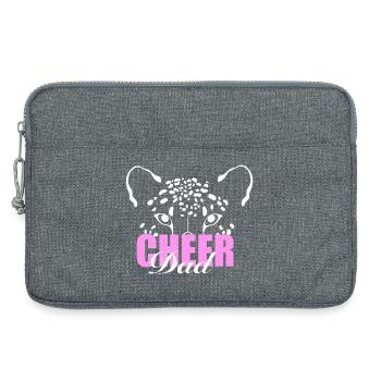 Cheer Dad - Laptop bag 13" - heather grey - Front