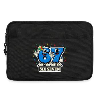 67 Six Seven Meme Carnaval Costume Carnaval Funny - Sacoche pour ordinateur portable 13 pouces - noir - Devant