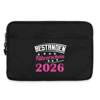 Driving License 2026 Driving Test Driving License Test - Laptop bag 13" - black - Front