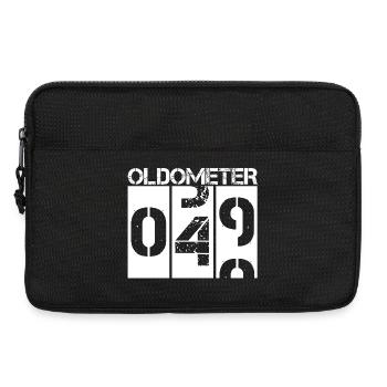 Oldometer 49 to 50 Funny 50th Birthday Art - Laptop bag 13" - black - Front