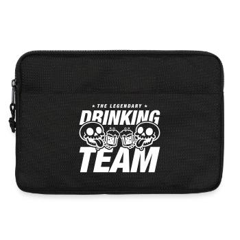 Drinking Team Skelett Bier - Laptoptasche 13" - Schwarz - Vorne