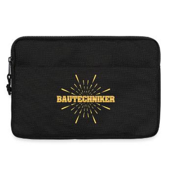 Bautechniker als Job - Laptoptasche 13" - Schwarz - Vorne