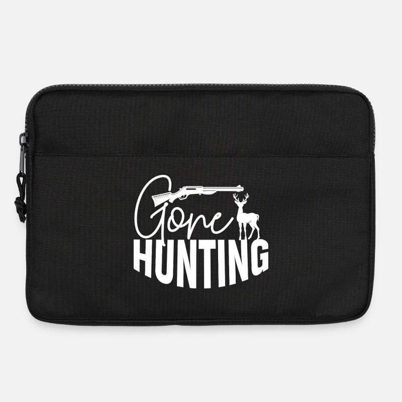 Partie à la chasse - Sacoche pour ordinateur portable 13 pouces - noir