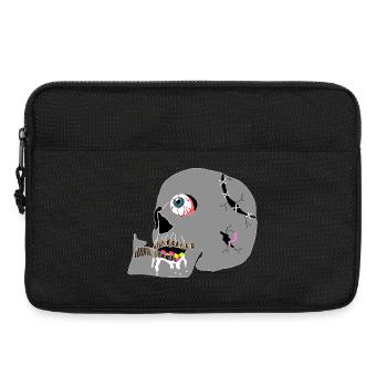 crâne - Sacoche pour ordinateur portable 13 pouces - noir - Devant