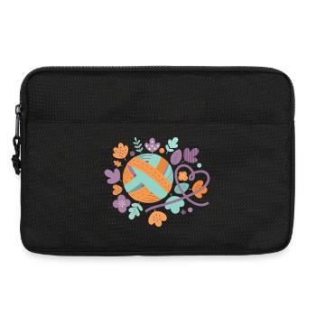 Funny Crochet Lover Crochet Yarn Lovers Crochet - Laptoptasche 13" - Schwarz - Vorne