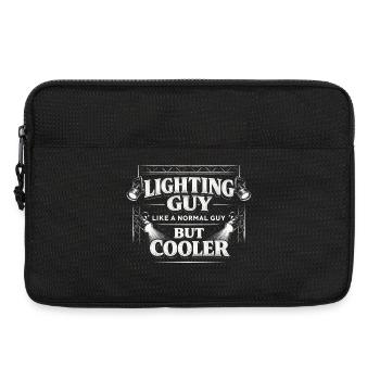 Lighting Technician Lighting Technician Lighting Guy - Laptop bag 13" - black - Front