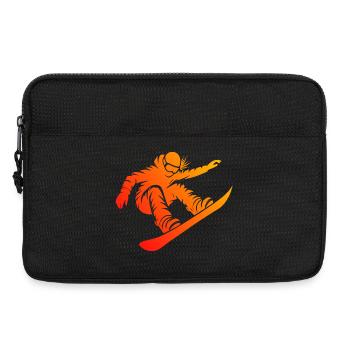 Snowboard Love to Dress Up for Women - Laptop bag 13" - black - Front