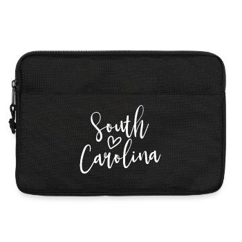 South Carolina Heart Women's Love South Carolina - Laptoptasche 13" - Schwarz - Vorne
