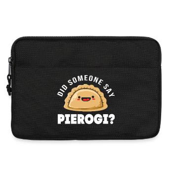 Poland Polish Pierogi - Laptop bag 13" - black - Front