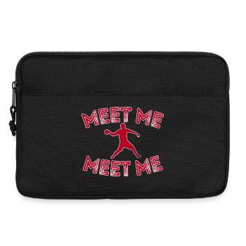 Meet Me Court Pose - Laptoptasche 13" - Schwarz - Vorne