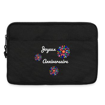 ALLES GUTE ZUM GEBURTSTAG. ALLES GUTE ZUM GEBURTSTAG. JAHRESTAG. - Laptoptasche 13" - Schwarz - Vorne