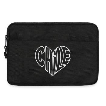 Chile Heart Typo - Laptop bag 13" - black - Front