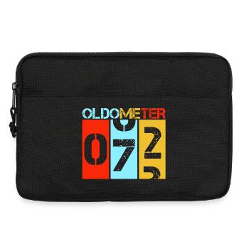 Oldometer 72 Funny 72nd Birthday Retro Design - Laptop bag 13" - black - Front