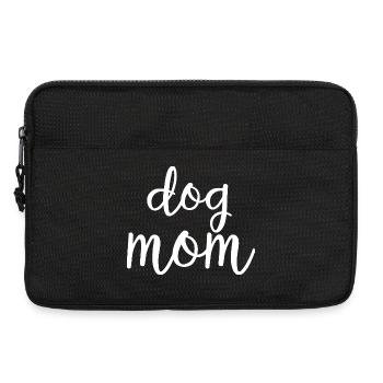 Dog Mom Cute Paw Mothers Day Shirt - Laptop bag 13" - black - Front