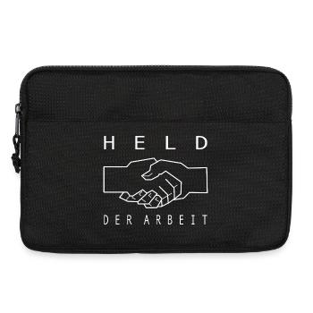 DDR Held der Arbeit - Laptoptasche 13" - Schwarz - Vorne