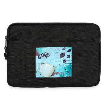 Café - Sacoche pour ordinateur portable 13 pouces - noir - Devant