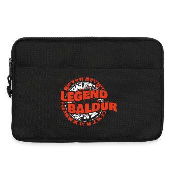 Vorname Baldur - Laptoptasche 13" - Schwarz - Vorne