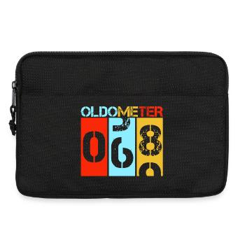 Oldometer 68 Retro 69th Birthday Milestone - Laptop bag 13" - black - Front