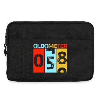 Oldometer 58 Rétro Vintage Anniversaire Niveau - Sacoche pour ordinateur portable 13 pouces - noir - Devant