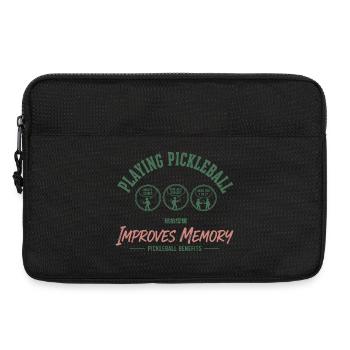 Pickleball Funny Player Pickle Ball Playing Love - Laptop bag 13" - black - Front