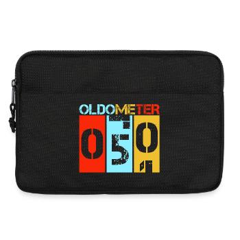 Oldometer 50 Vintage Retro 50th Birthday - Laptop bag 13" - black - Front