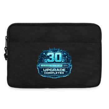 30 Upgrade Abgeschlossen - Laptoptasche 13" - Schwarz - Vorne