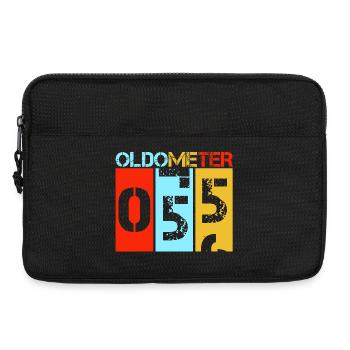 Oldometer 55 Fifty Fifth Birthday - Laptop bag 13" - black - Front