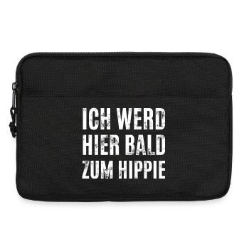 Lustiger Spruch Deutschland - Laptoptasche 13" - Schwarz - Vorne