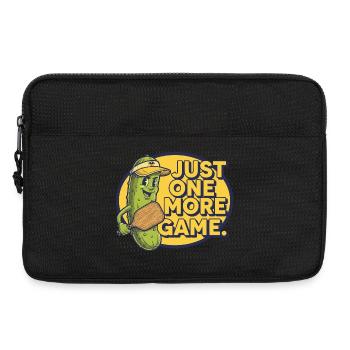 Pickleball Funny Player Just One More Game Love - Laptop bag 13" - black - Front