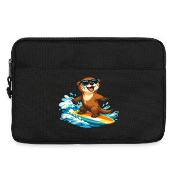 Otter Surfer Sonnenbrille - Laptoptasche 13" - Schwarz - Vorne