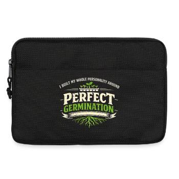 Perfekte Keimung | Microgreens Anzucht - Laptoptasche 13" - Schwarz - Vorne