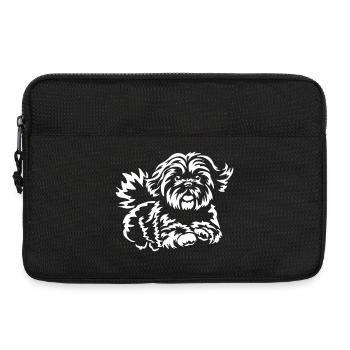 Shih-Tzu « Édition Noire » - Sacoche pour ordinateur portable 13 pouces - noir - Devant