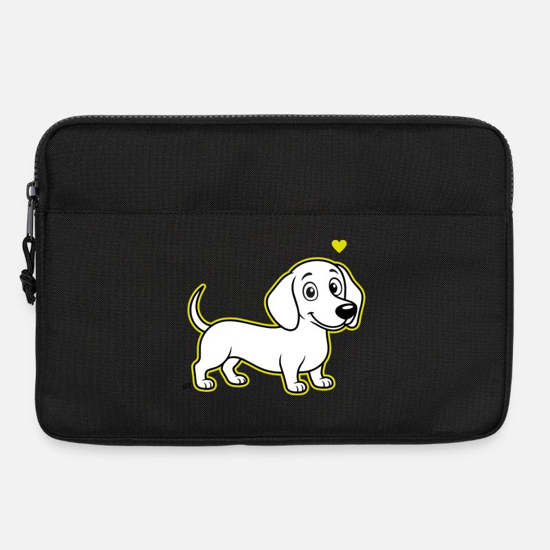 Fritz_the_Sausage_Dog - Laptoptasche 13" - Schwarz