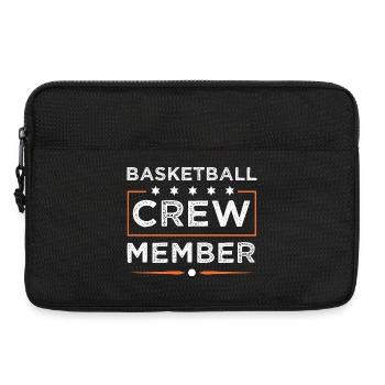 Équipe de basket-ball - Sacoche pour ordinateur portable 13 pouces - noir - Devant