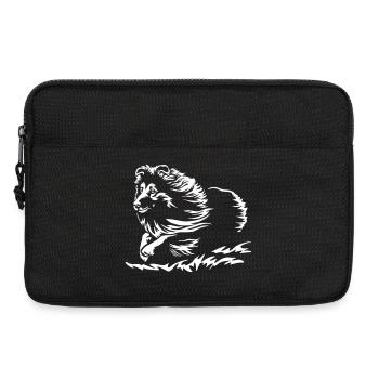 Sheltie « Édition Noire » - Sacoche pour ordinateur portable 13 pouces - noir - Devant