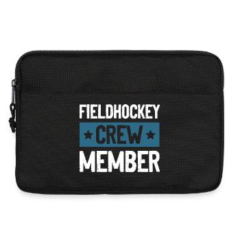 Équipe de hockey sur gazon - Sacoche pour ordinateur portable 13 pouces - noir - Devant