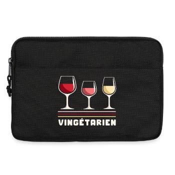 Vingtarien - Sacoche pour ordinateur portable 13 pouces - noir - Devant