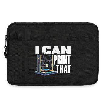Ich Kann Das Drucken 3D Drucker Maker Lustig - Laptoptasche 13" - Schwarz - Vorne