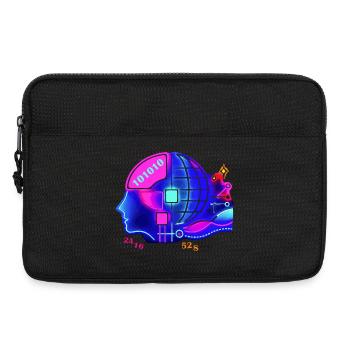 Merging AI and human intelligence - Laptop bag 13" - black - Front