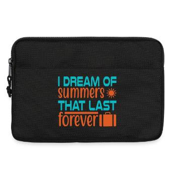 Dream of summer forever - Laptoptasche 13" - Schwarz - Vorne