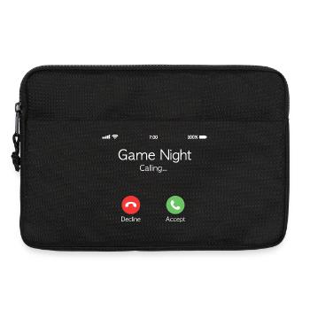 Écran d’appel de la soirée de match - Sacoche pour ordinateur portable 13 pouces - noir - Devant