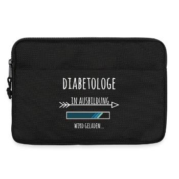 Diabetologe Ausbildung Medizinstudium Arzt Medizin - Laptoptasche 13" - Schwarz - Vorne