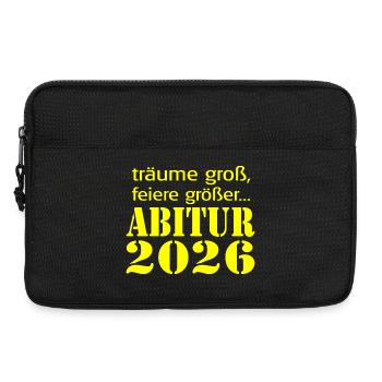 Abitur 2026: Träume  - Laptoptasche 13" - Schwarz - Vorne