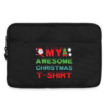 Awesome Christmas shirt - Laptoptasche 13" - Schwarz - Vorne