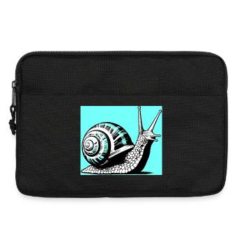 Schnecke - Laptoptasche 13" - Schwarz - Vorne