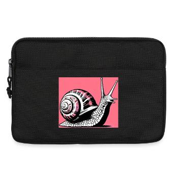 Schnecke - Laptoptasche 13" - Schwarz - Vorne